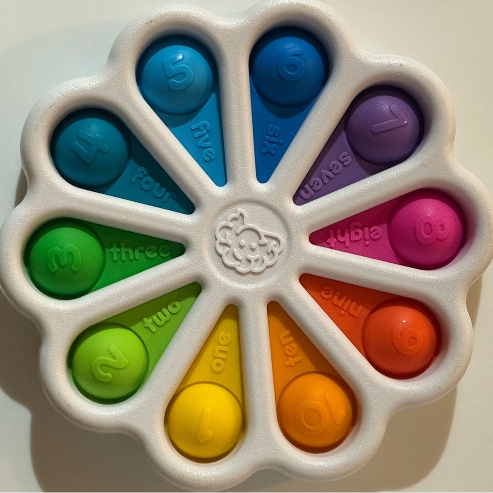 Fat Brain Dimpl Digits Colorful Number Learning Toy